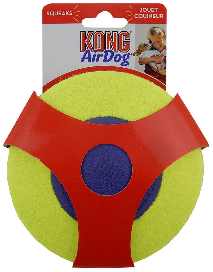 KONG Air Dog Squeaker Frisbee Disc LARGE 140mm Diameter Airdog | eBay
